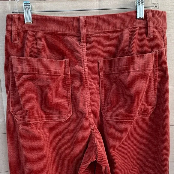 Madewell Women’s Emmet Slim Wide Leg Corduroy Pants Size 28 - Picture 6 of 6